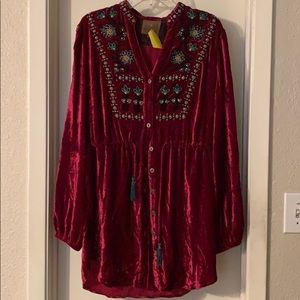 Doubt D Ranch Velvet Blouse